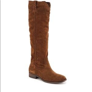 NWOB Frye Cara tall suede boot size 6